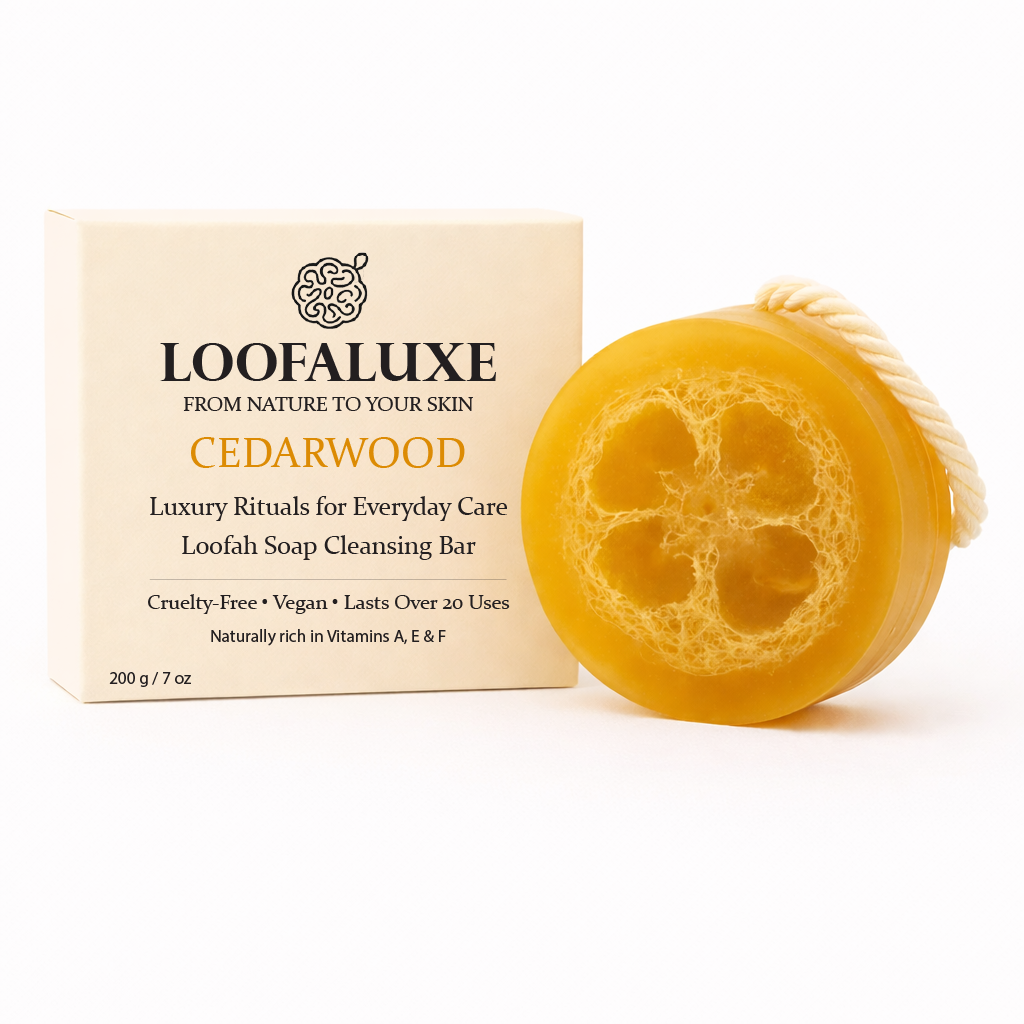 Cedarwood Soap LoofaLuxe