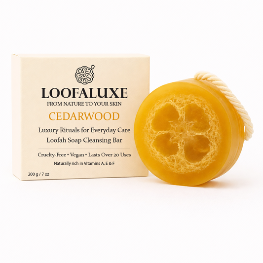 Cedarwood Soap  LoofaLuxe( Out of Stock )