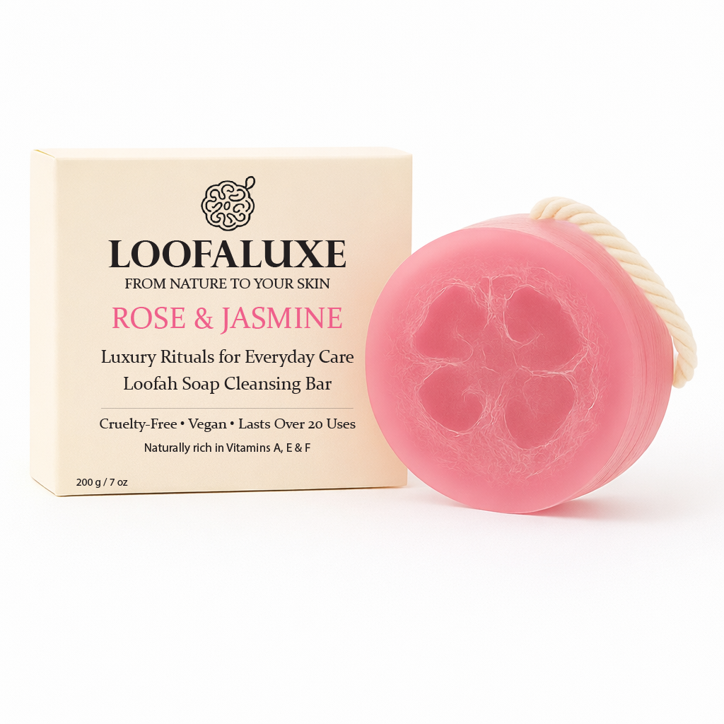 Rose & Jasmine Soap | LoofaLuxe